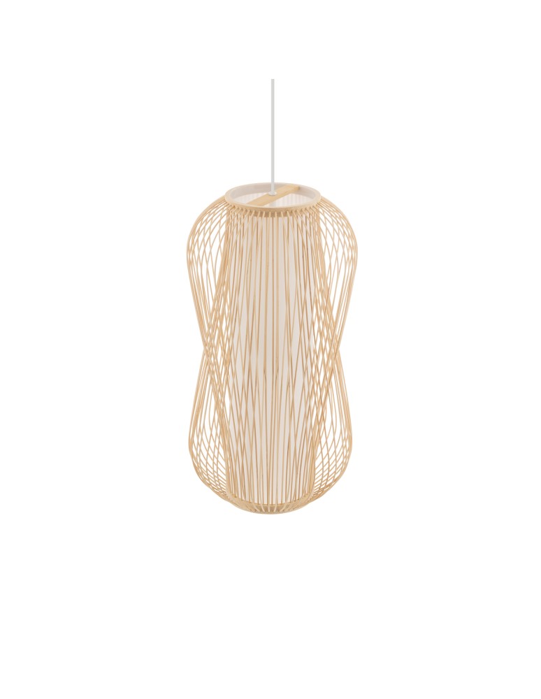Boho pendant lamps - Nowodvorski PUKET L Ceiling lamps Pendant lamps Max wattage 25W only LED E27 Natural wood 11162 - product kolory-swiatla.pl 4