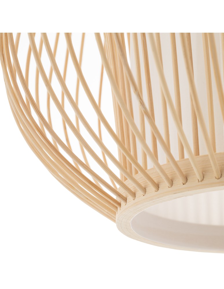 Boho pendant lamps - Nowodvorski PUKET L Ceiling lamps Pendant lamps Max wattage 25W only LED E27 Natural wood 11162 - product kolory-swiatla.pl 5