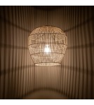 Boho pendant lamps - Nowodvorski HAITI S Ceiling lamps Pendant lamps Max wattage 25W only LED E27 Natural wood 11163 - product 3