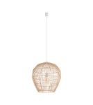 Boho pendant lamps - Nowodvorski HAITI M Ceiling lamps Pendant lamps Max wattage 25W only LED E27 Natural wood 11164 - product 1