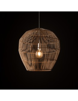 Nowodvorski HAITI M Ceiling lamps Pendant lamps Max wattage 25W only LED E27 Natural wood 11164 - product 2