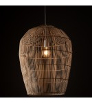 Boho pendant lamps - Nowodvorski HAITI L Ceiling lamps Pendant lamps Max wattage 25W only LED E27 Natural wood 11165 - product 2