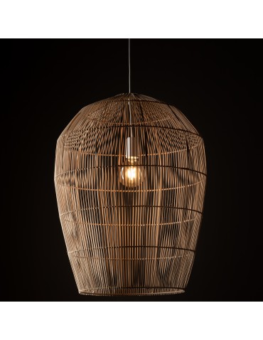 Nowodvorski HAITI L   Lampy sufitowe  Lampy wiszące  Max moc 25W only LED E27 Naturalne drewno 11165 - produkt 2