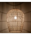 Boho pendant lamps - Nowodvorski HAITI L Ceiling lamps Pendant lamps Max wattage 25W only LED E27 Natural wood 11165 - product 3