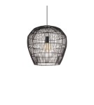 Boho pendant lamps - Nowodvorski HAITI S Ceiling lamps Pendant lamps Max wattage 25W only LED E27 Black 11166 - product 4