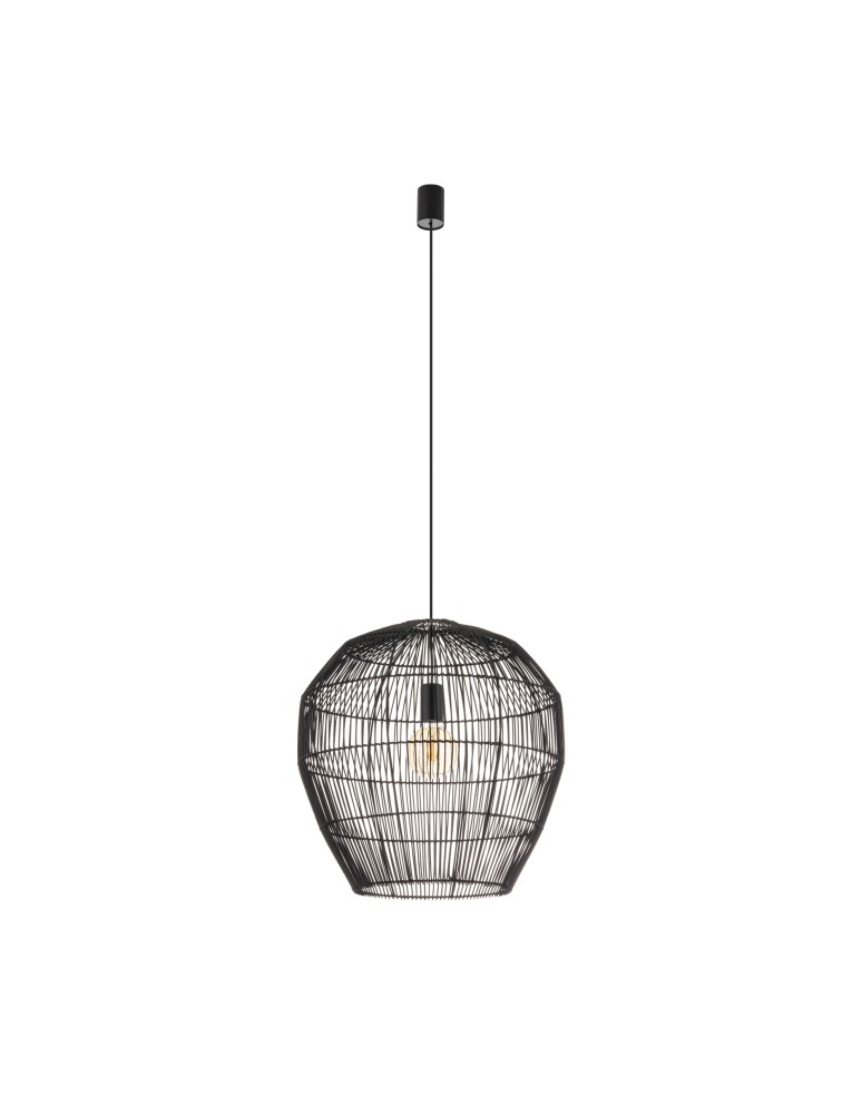 Boho pendant lamps - Nowodvorski HAITI M Ceiling lamps Pendant lamps Max wattage 25W only LED E27 Black 11167 - product kolory-swiatla.pl 1