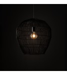 Boho pendant lamps - Nowodvorski HAITI M Ceiling lamps Pendant lamps Max wattage 25W only LED E27 Black 11167 - product 2