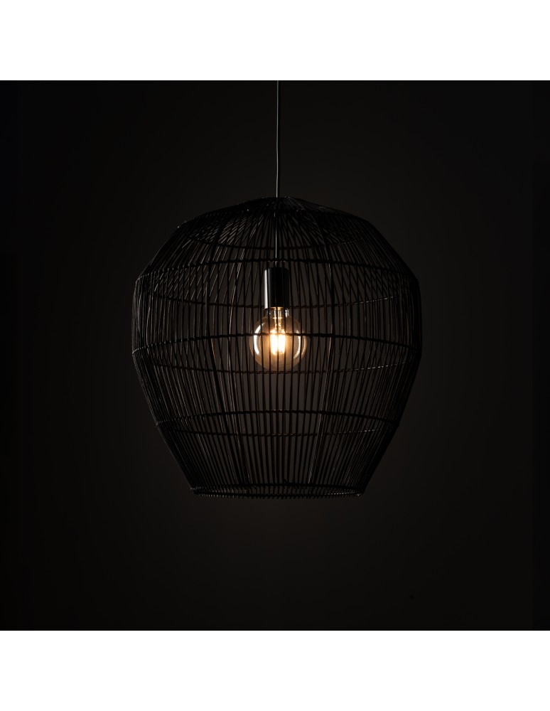 Boho pendant lamps - Nowodvorski HAITI M Ceiling lamps Pendant lamps Max wattage 25W only LED E27 Black 11167 - product kolory-swiatla.pl 2