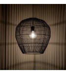 Boho pendant lamps - Nowodvorski HAITI M Ceiling lamps Pendant lamps Max wattage 25W only LED E27 Black 11167 - product 3