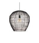 Boho pendant lamps - Nowodvorski HAITI M Ceiling lamps Pendant lamps Max wattage 25W only LED E27 Black 11167 - product 4