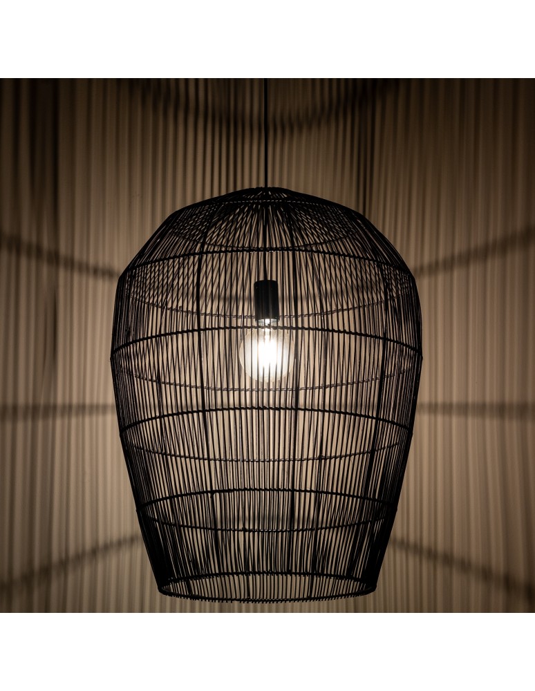 Boho pendant lamps - Nowodvorski HAITI L Ceiling lamps Pendant lamps Max wattage 25W only LED E27 Black 11168 - product kolory-swiatla.pl 3