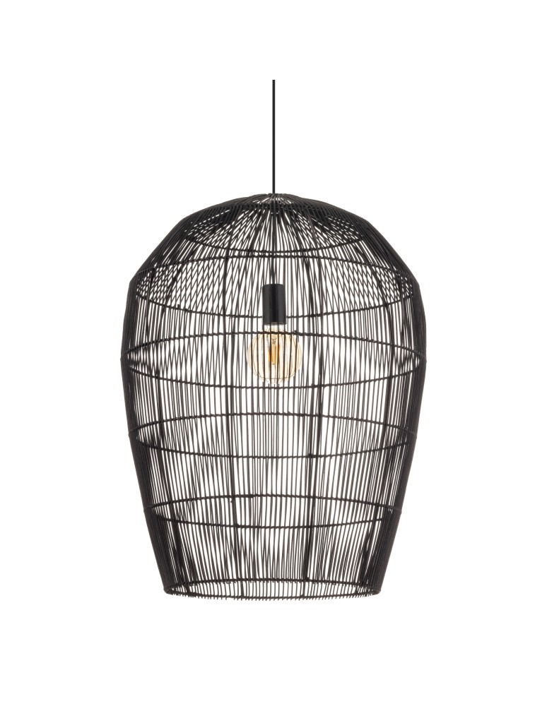 Boho pendant lamps - Nowodvorski HAITI L Ceiling lamps Pendant lamps Max wattage 25W only LED E27 Black 11168 - product kolory-swiatla.pl 4