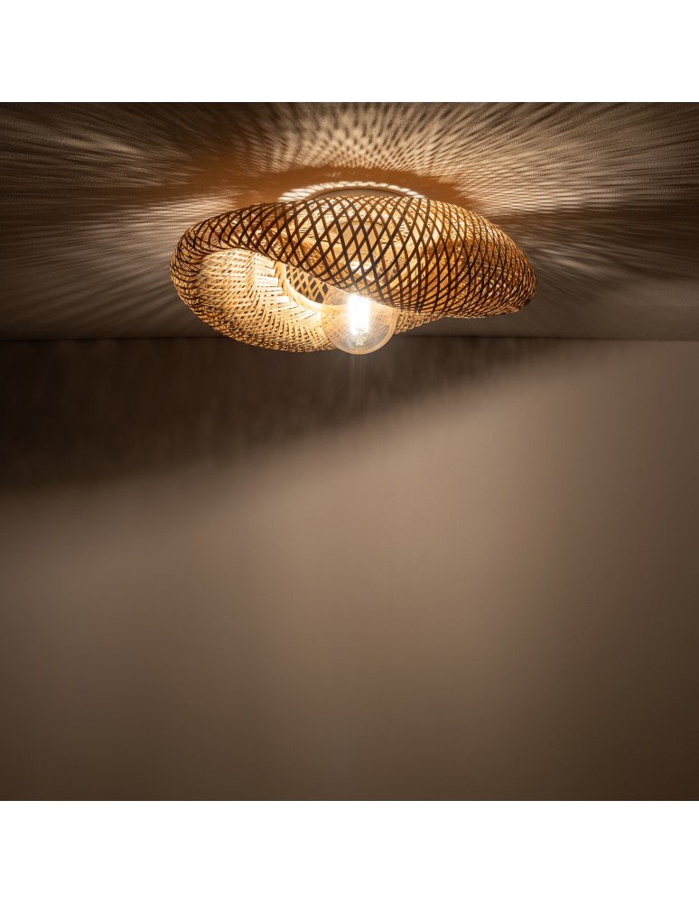 Boho ceiling lamps - Nowodvorski HAVANA S Ceiling Lamps Max power 25W only LED E27 Natural wood 11170 - product kolory-swiatla.pl 2