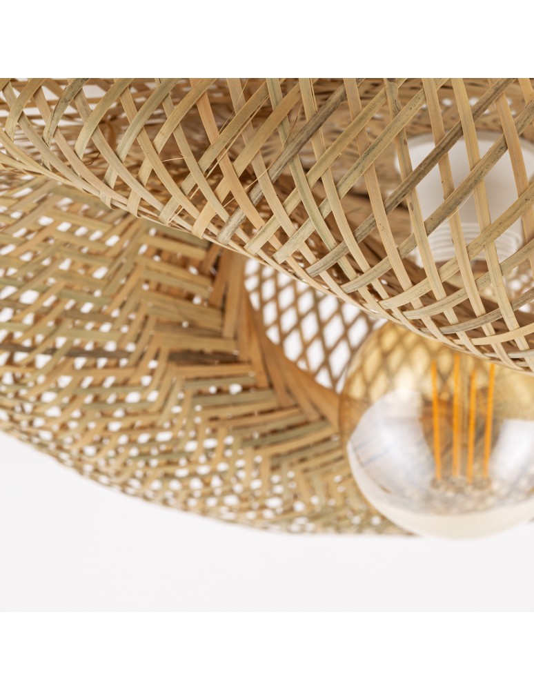 Boho ceiling lamps - Nowodvorski HAVANA S Ceiling Lamps Max power 25W only LED E27 Natural wood 11170 - product kolory-swiatla.pl 6