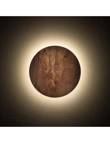 Nowodvorski RING TIMBER LED S   Lampy ścienne   Kinkiet  Max moc 7W LED 3000K Ciemne drewno 11288 - produkt 2