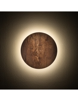Nowodvorski RING TIMBER LED S   Lampy ścienne   Kinkiet  Max moc 7W LED 3000K Ciemne drewno 11288 - produkt 2