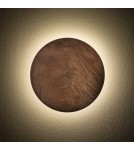 Designer wall lamps - Nowodvorski RING TIMBER LED M Wall Mounted Max power 10W LED 3000K Dark wood 11290. - product 2