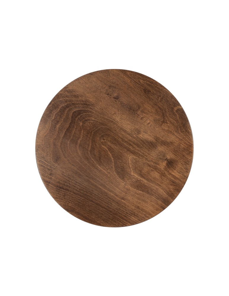 Designer wall lamps - Nowodvorski RING TIMBER LED L Wall lamp Max power 13W LED 3000K Dark wood 11291 - product kolory-swiatla.pl 1