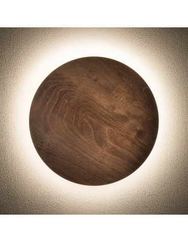 Nowodvorski RING TIMBER LED L Wall lamp Max power 13W LED 3000K Dark wood 11291 - product 2