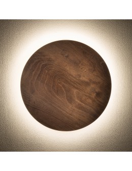 Nowodvorski RING TIMBER LED L   Lampy ścienne   Kinkiet  Max moc 13W LED 3000K Ciemne drewno 11291 - produkt 2