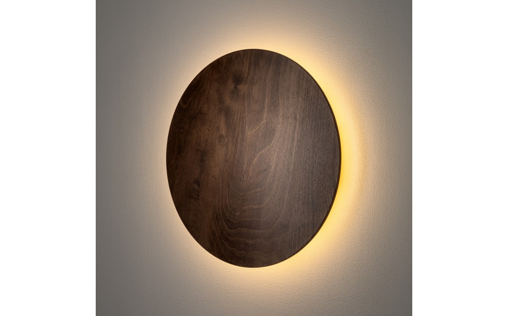 Nowodvorski RING TIMBER LED L Lampy ścienne Kinkiet Max moc 13W LED 3000K Ciemne drewno 11291