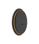 Designer wall lamps - Nowodvorski RING TIMBER LED L Wall lamp Max power 13W LED 3000K Dark wood 11291 - product 5