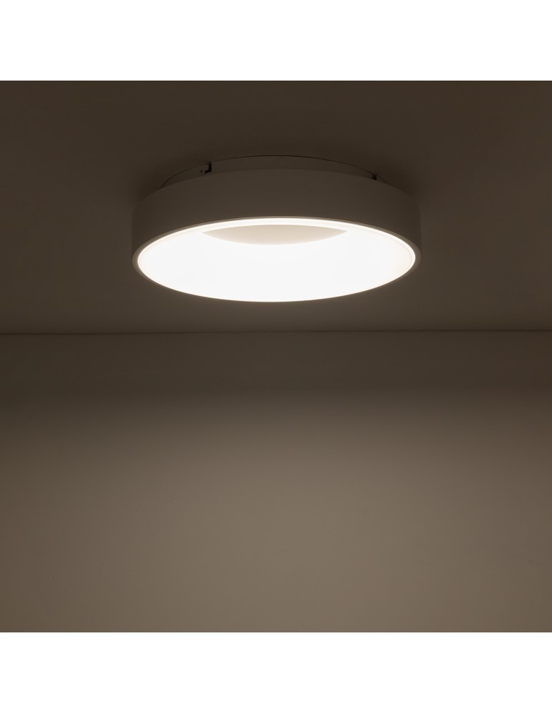 LED ceiling lamps - Nowodvorski NIKKI ROUND LED Ceiling Lamps Plafond Max power 32W LED 3000K White 11200. - product kolory-swiatla.pl 1