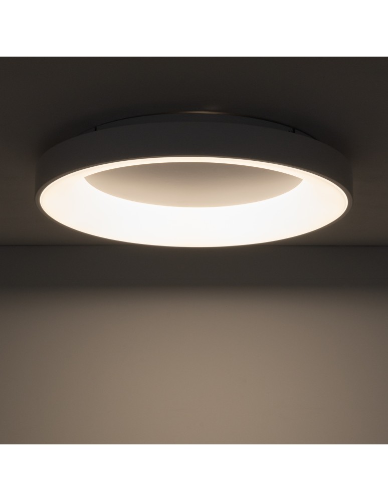 LED ceiling lamps - Nowodvorski NIKKI ROUND LED Ceiling Lamps Plafond Max power 60W LED 3000K White 11202 - product kolory-swiatla.pl 2