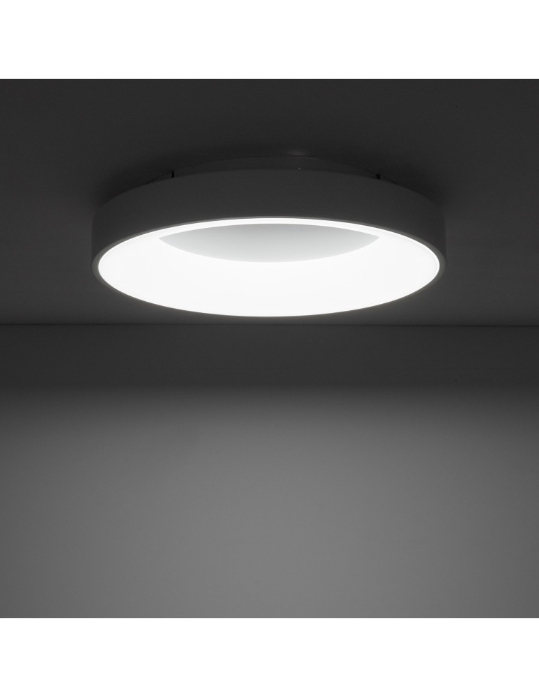 LED ceiling lamps - Nowodvorski NIKKI ROUND LED Ceiling Lamps Plafond Max power 48W LED 4000K White 11204 - product kolory-swiatla.pl 2