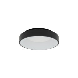 Nowodvorski NIKKI ROUND LED Lampy sufitowe Plafon Max moc 32W LED 3000K Czarny 11206