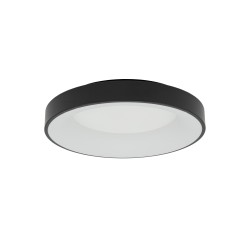 Nowodvorski NIKKI ROUND LED  Lampy sufitowe Plafon Max moc 48W LED  3000K Czarny 11207