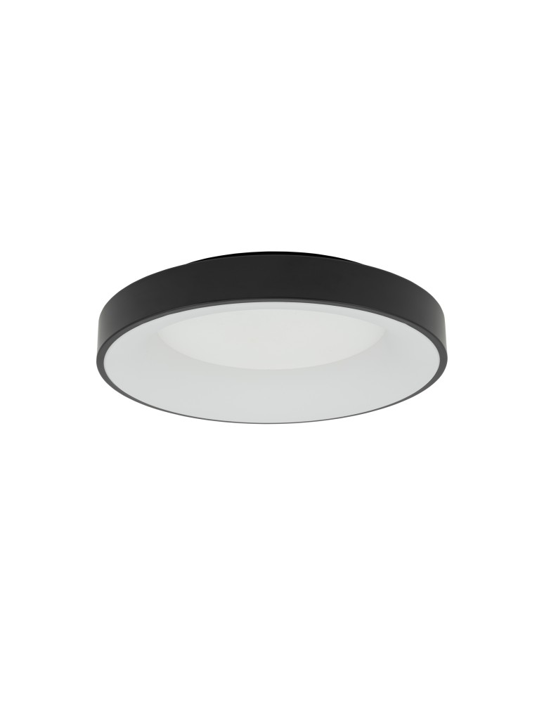 LED ceiling lamps - Nowodvorski NIKKI ROUND LED Ceiling Lamps Plafond Max power 48W LED 3000K Black 11207 - product kolory-swiatla.pl 1