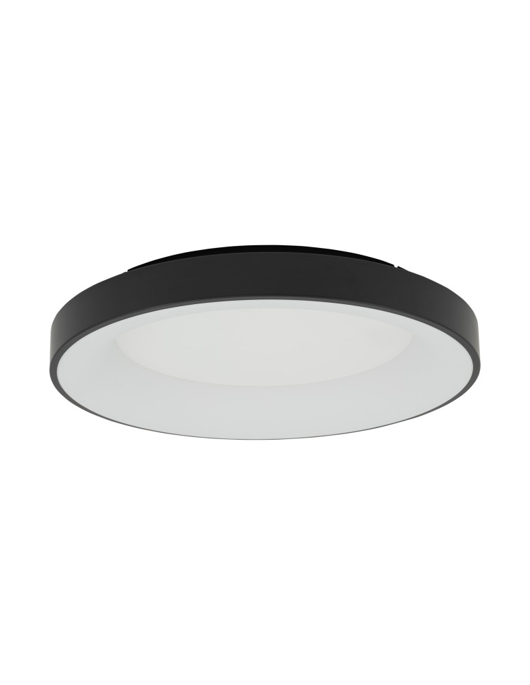 LED ceiling lamps - Nowodvorski NIKKI ROUND LED Ceiling Lamps Plafond Max power 60W LED 3000K Black 11208 - product kolory-swiatla.pl 1