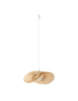 Nowodvorski HAVANA S Ceiling lamps Pendant lamps Max wattage 25W only LED E27 Natural wood 11395