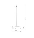 Boho pendant lamps - Nowodvorski HAVANA S Ceiling lamps Pendant lamps Max wattage 25W only LED E27 Natural wood 11395 - product 4