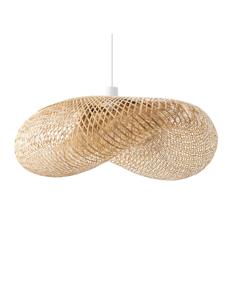 Boho pendant lamps - Nowodvorski HAVANA L Ceiling lamps Pendant lamps Max wattage 25W only LED E27 Natural wood 11397 - product kolory-swiatla.pl 3