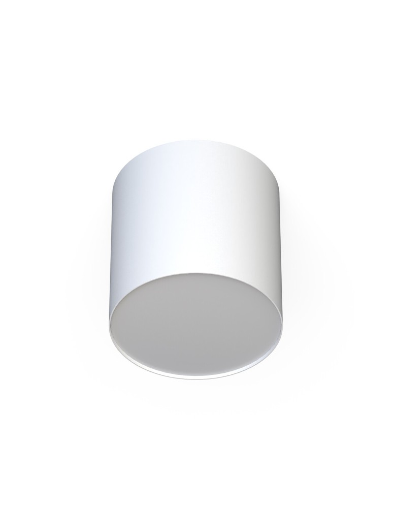Ceiling luminaires for replaceable light source - Nowodvorski POINT PLEXI M Spot Surface Max wattage 1x10W only LED GU10 White 6525 - product kolory-swiatla.pl 1