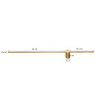 Designer wall lamps - Step into Design SPARO LED wall lamp gold 100cm.       - product 7