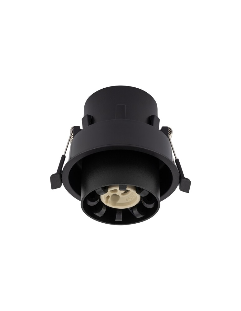 Round flush-mounted lamps - Nowodvorski MONO SLIDE Flush Mounted Spot Max wattage 10W only LED GU10 Black 10799 - product kolory-swiatla.pl 6