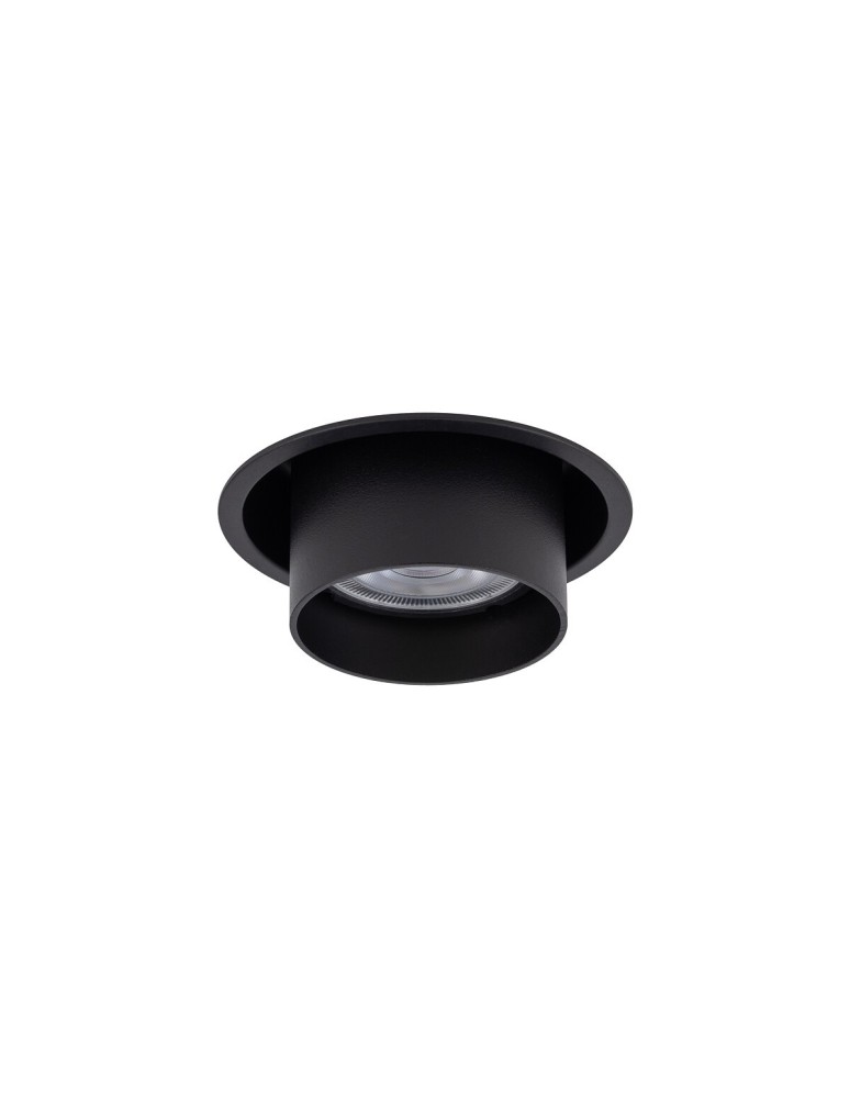 Round flush-mounted lamps - Nowodvorski MONO SLIDE Flush Mounted Spot Max wattage 10W only LED GU10 Black 10799 - product kolory-swiatla.pl 1