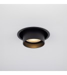 Round flush-mounted lamps - Nowodvorski MONO SLIDE Flush Mounted Spot Max wattage 10W only LED GU10 Black 10799 - product 2