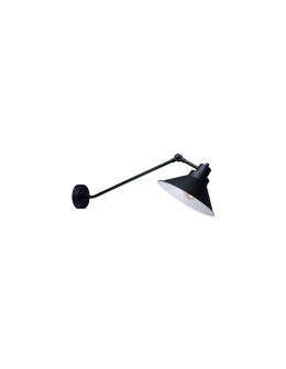 Nowodvorski TECHNO Wall lamp adjustable Max power 1x60W E27 Black 9145