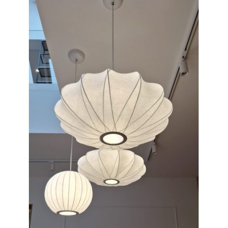  Step Into Design Lampa wisząca SILK X-shape biała 60 cm ST-2334-60