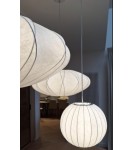Designer pendant lamps -  Step Into Design SILK X-shape pendant lamp white 60 cm ST-2334-60 - product 6