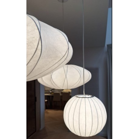  Step Into Design Lampa wisząca SILK X-shape biała 60 cm ST-2334-60