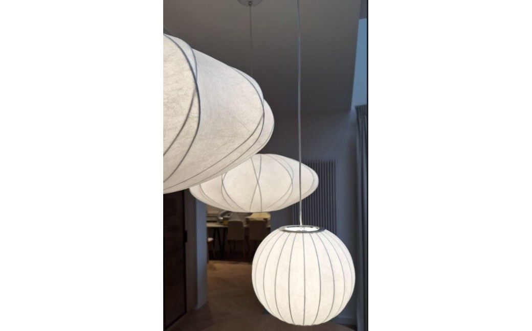  Step Into Design Lampa wisząca SILK X-shape biała 60 cm ST-2334-60