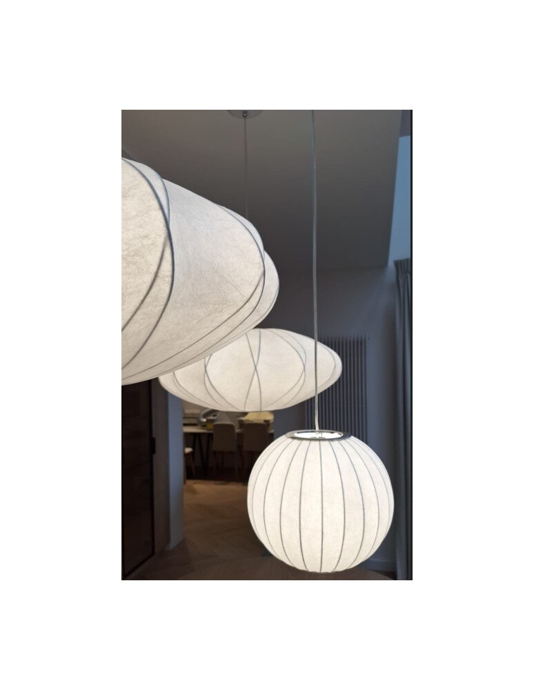 Designer pendant lamps -  Step Into Design SILK pendant lamp white 50 cm ST-2330-50 - product kolory-swiatla.pl 3