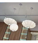 Designer pendant lamps -  Step Into Design SILK pendant lamp white 50 cm ST-2330-50 - product 4