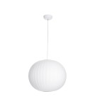 Designer pendant lamps -  Step Into Design SILK pendant lamp white 50 cm ST-2330-50 - product 9