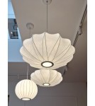 Designer pendant lamps -  Step Into Design SILK pendant lamp white 50 cm ST-2330-50 - product 10